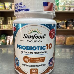 Probiotic 10 60Cáps 1000mg Sunfood