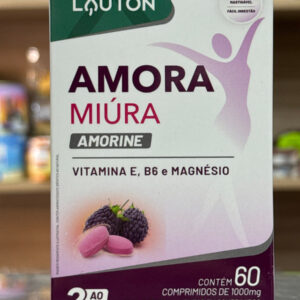 Amora Miúra + Vit E, B6 e Magnésio 60 Comprimidos Mastigáveis 1000mg Lauton