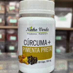 Cúrcuma + Pimenta Preta 60Cáps 500mg NinhoVerde