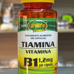 Vitamina B1 (Tinamina) 1,2mg 60Cáps Unilife