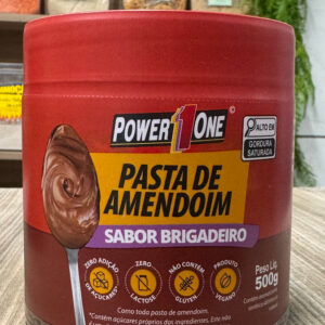 Pasta De Amendoim Sabor Brigadeiro 500g Power1One