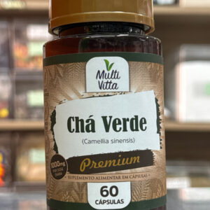 Chá Verde 60Cáps 1000mg MultiVitta