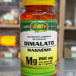 Dimalato Magnésio 60Cáps 260mg Unilife