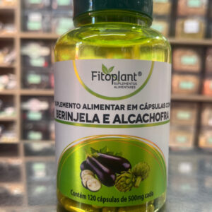Berinjela e Alcachofra 120cáps 500mg