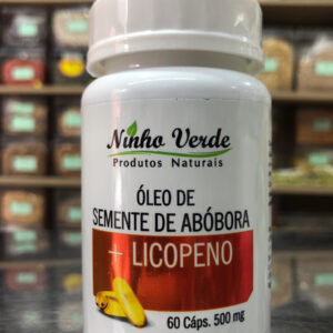 Óleo de Abóbora + Licopeno 60cáps 500mg NinhoVerde
