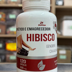 Hibisco, Gengibre e Cavalinha 120Cáps 500mg Biovitae