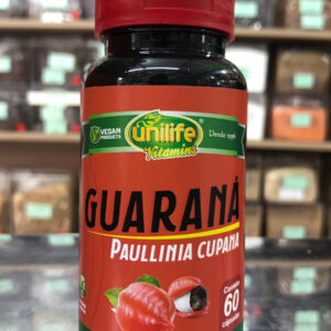Guaraná (Paullinia Cupana) 60cáps 500mg Unilife