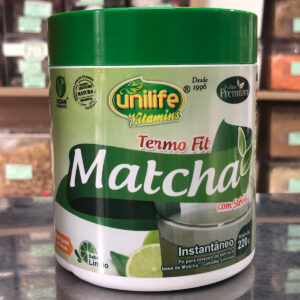 Matcha Instantâneo Termo Fit Com Stévia Sabor Limão 220g Unilife