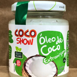 Óleo de Coco Extravirgem Vegano 200ml CocoShow