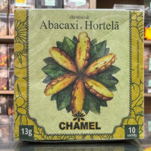 10 Sachê Chá de Abacaxi e Hortelã Chamel 13g