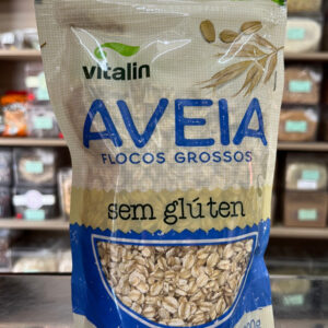 Aveia Flocos Finos 200g Sem Glúten Vitalin