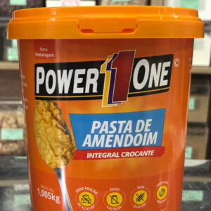 Pasta De Amendoin Integral Crocante 1kg Power1One