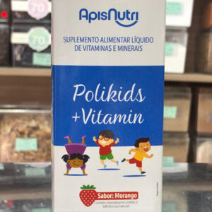 PoliKids + Vitamin Sabor Morango 240ml ApisNutri