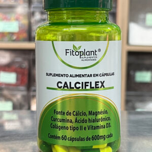 Calciflex 60 (Cálcio,Magnésio,Cúrcuma,ÁcidoHialurônico,Colágeno tip.II e Vit.D3)
