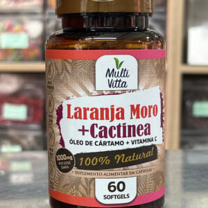 Laranja Moro + Cactinea + Óleo de Cártamo + Vit.C 60Softgels 1000mg