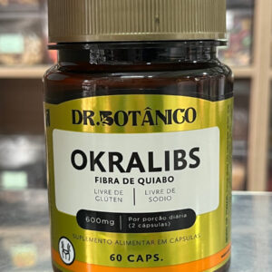 Okralibs (Fibra de Quiabo) 60Cáps 600mg Dr.Botânico