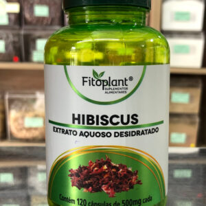 Hibiscus (Hibisco) Extrato Aquoso Desidratado 120Cáps 500mg Fitoplant