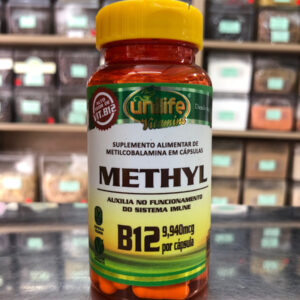 Vitamina B12 (Methyl) 9,940mcg 60cáps 350g