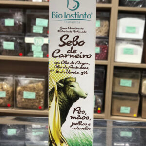 Sabo De Carneiro, Argan, Amêndoas, Mel e Ureia 3% 150g BioInstinto