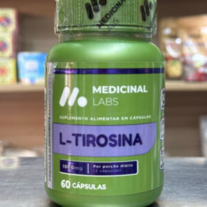 L-Tirosina 60Cáps 1500mg Medicinal Labs
