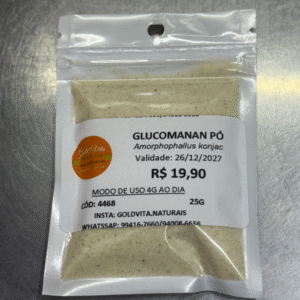 Glucomanan Pó 25g (Konjac Mannan)