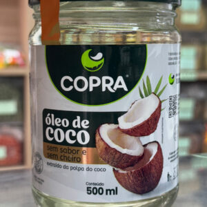Óleo de Coco Sem Sabor/Cheiro 500ml Copra
