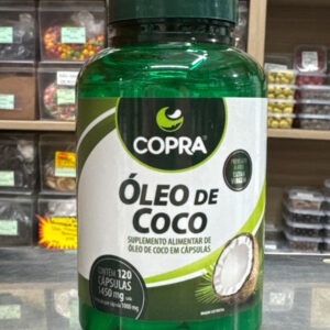 Óleo de Coco Extravirgem 120Cáps 1450mg Copra