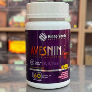 Óleo de Avestruz 60 cápsulas 500mg Ninho Verde
