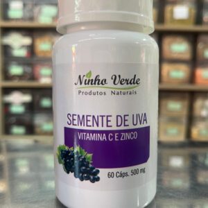 Semente de Uva + Vit. C e Zinco 60cáps 500mg