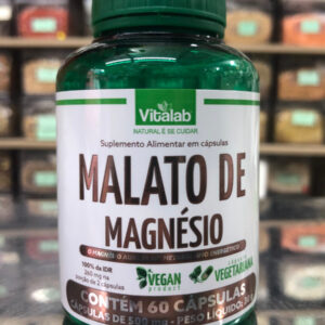 Malato Magnésio Vegano 60cáps 500mg