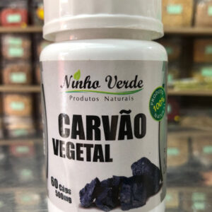 Carvão Vegetal (Carvão Ativado) 60 cápsulas 500mg