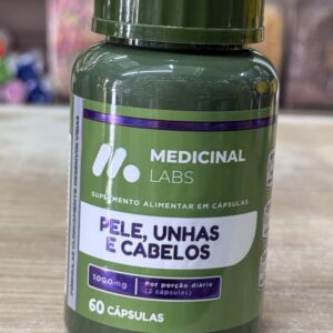 Pele, Unhas e Cabelos 60Cáps 1000mg Medicinal Labs