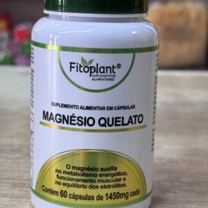 Magnésio Quelato 60cáps 1450mg