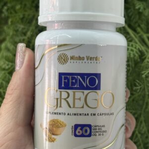 Feno Grego 60Cáps 500mg Ninho Verde
