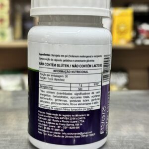 Berinjela 60 cápsulas 500mg