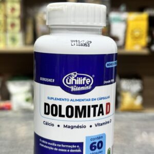 Dolomita D 950mg Unilife 60 cápsulas