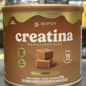 Creatina Monohidratada em Goma 3g – Super Nutrition Caramelo 40 Unidades
