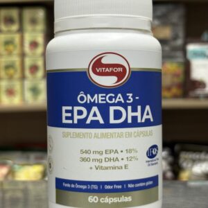 Ômega 3 Vitafor EPA DHA 60 Cápsulas – 540mg EPA + 360mg DHA com Vitamina E