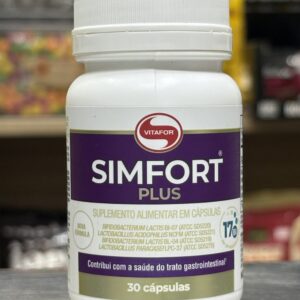 Simfort Plus Vitafor 30 Cápsulas – Probiótico com 4 Cepas para Saúde Intestinal