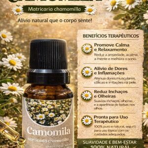 Óleo de Camomila 100% natural (20ml) Biosencia