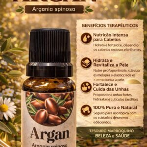 Óleo Argan 100% natural (20ml) Biosencia